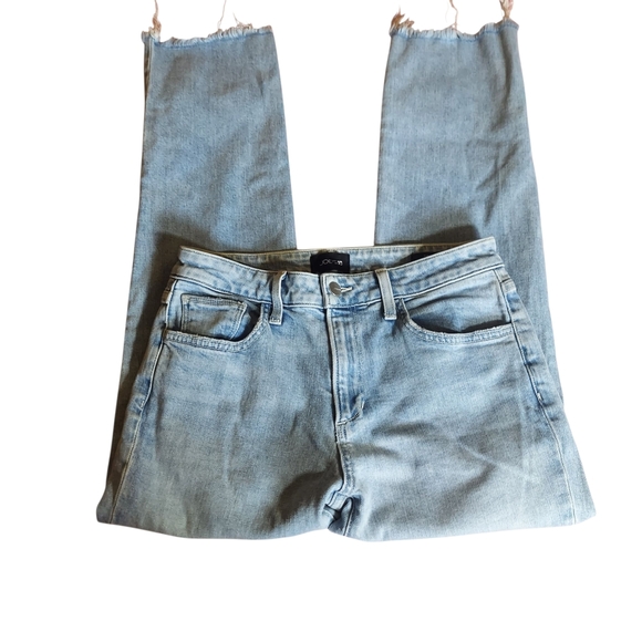 Joes Jeans The Scout Mid-Rise Frayed Ankle Crop Jeans - Picture 1 of 10